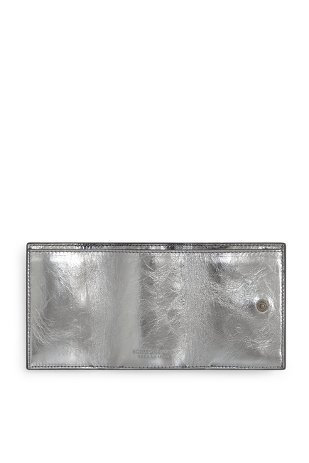 Mini Tri-Fold Leather Wallet